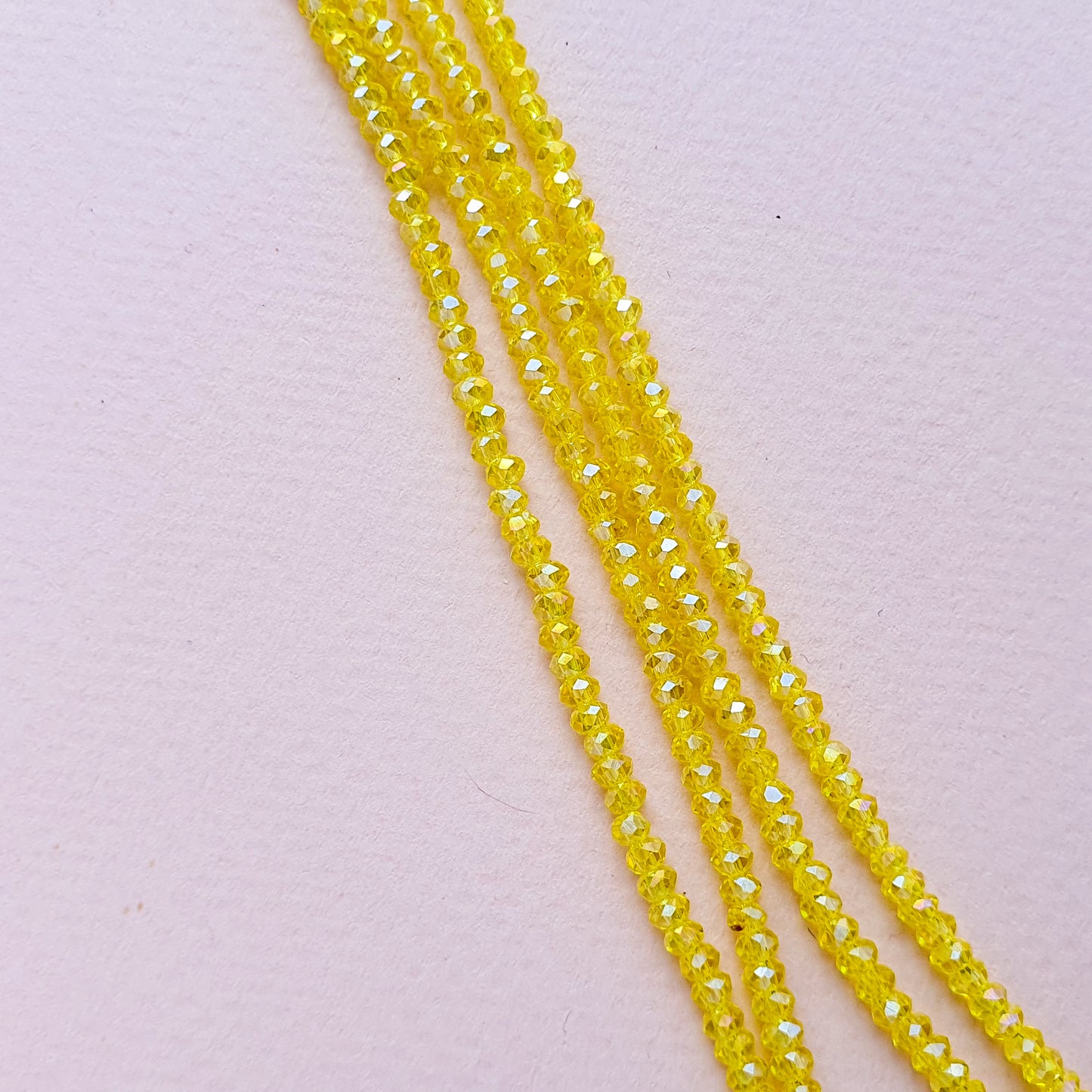 Rondeles: Amarillo transparente #4