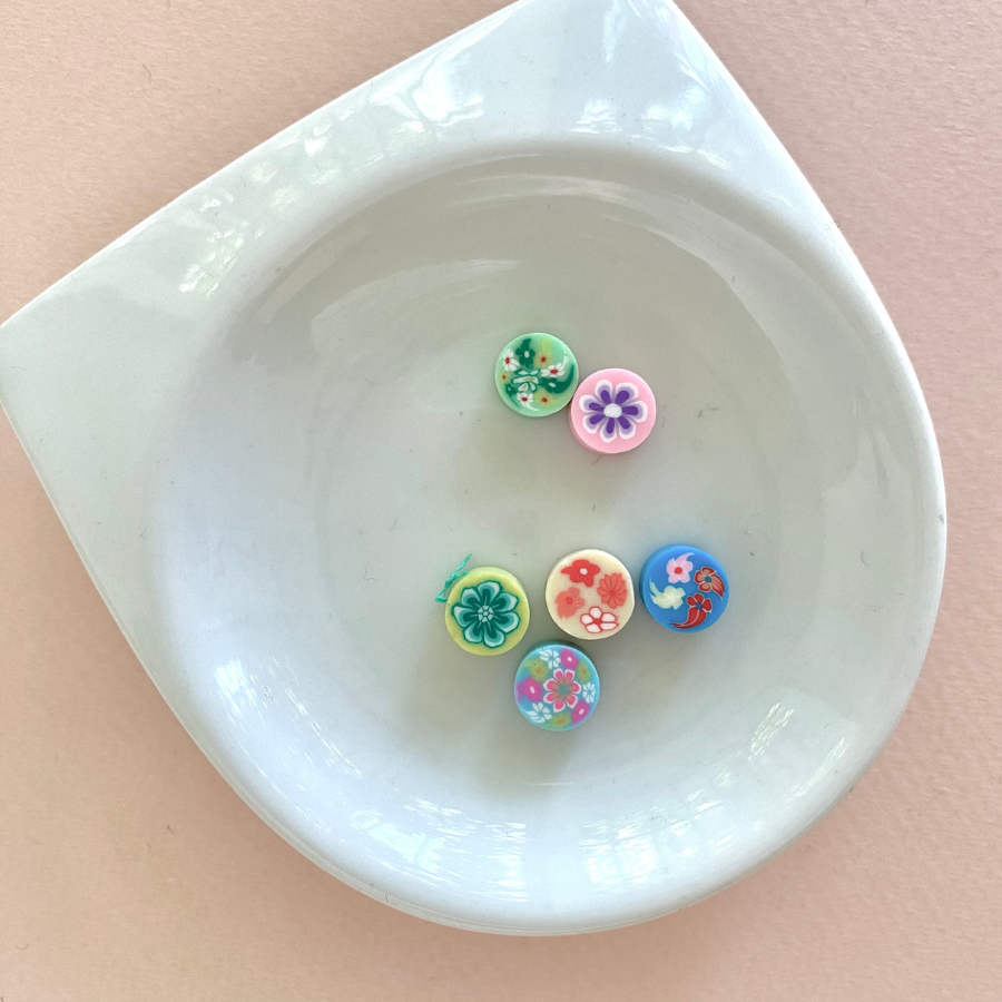 Fimos: Círculo millefiori 10mm