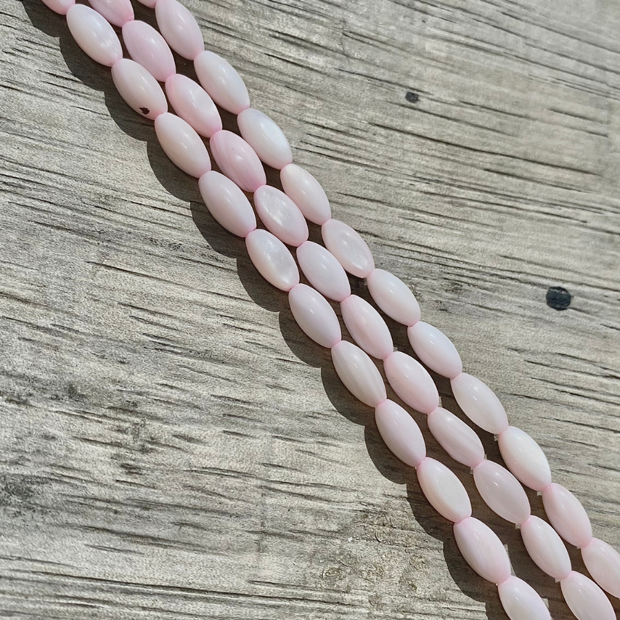 Piedras naturales: Concha alargada rosa