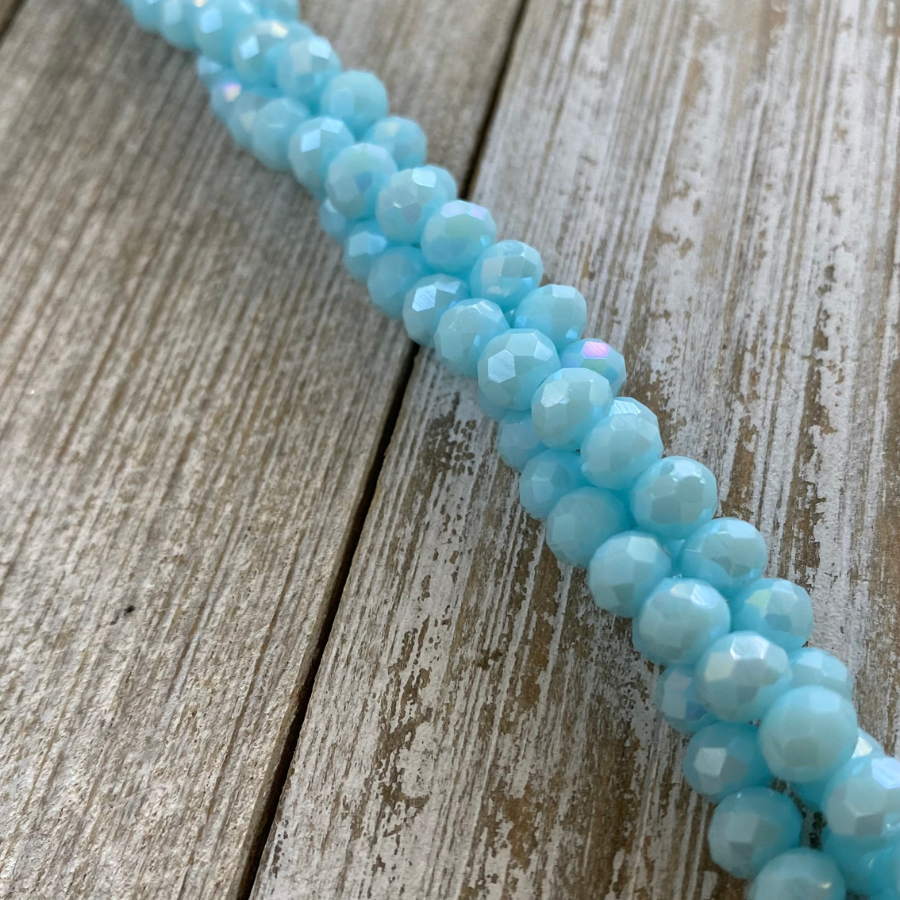 Rondeles: Azul con destello #4