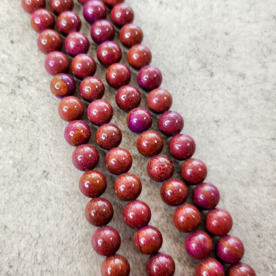 Piedras naturales: Fosfosiderita lisa 8mm