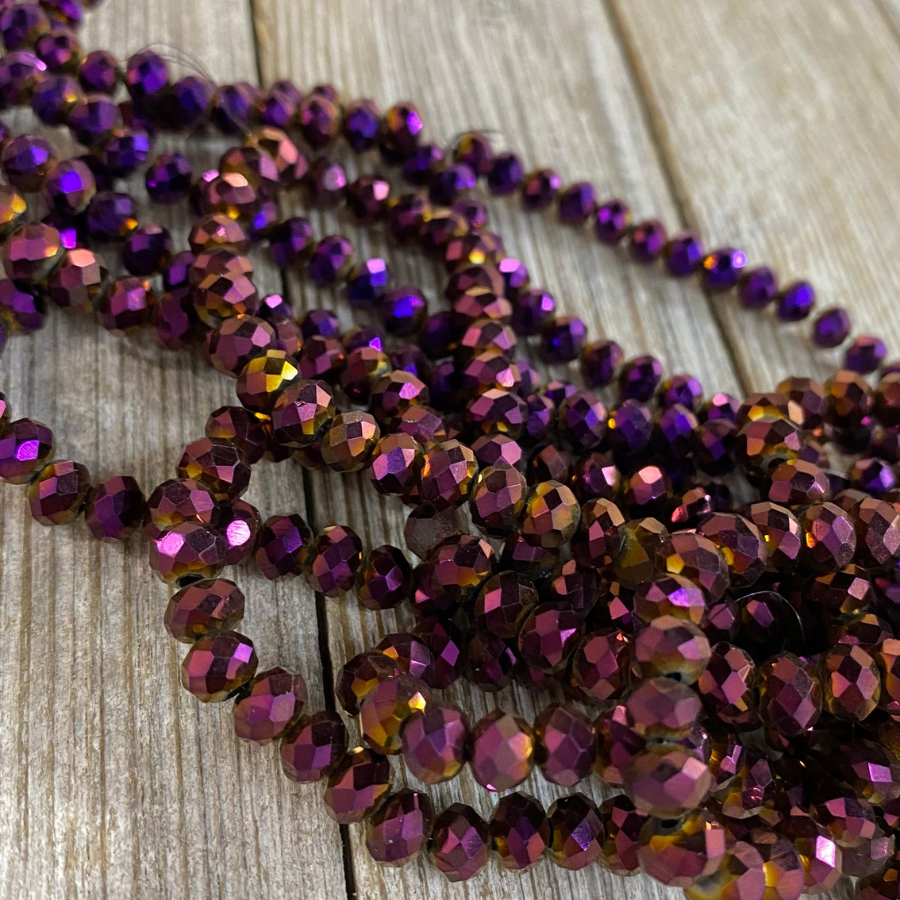 Rondeles: Morado metálico #1