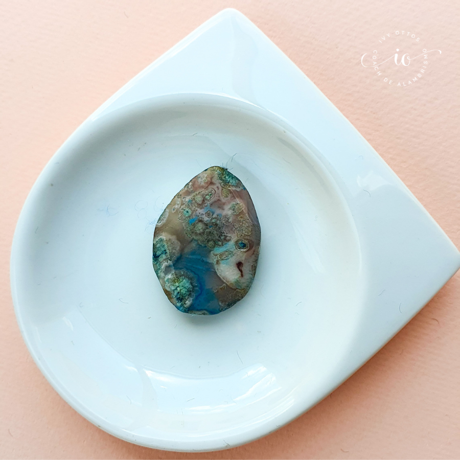 Maxipiedras exóticas: Ágata sakura freeform 35x25mm