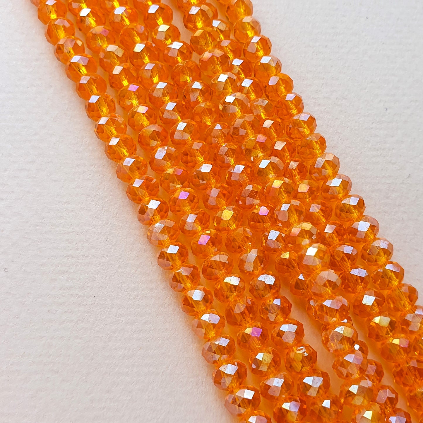 Rondeles: Naranja transparente #4