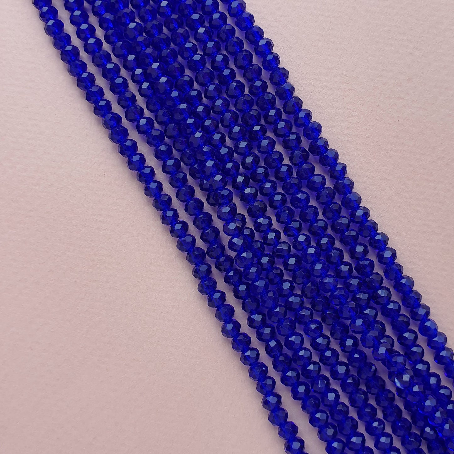 Rondeles: Azul rey transparente #2