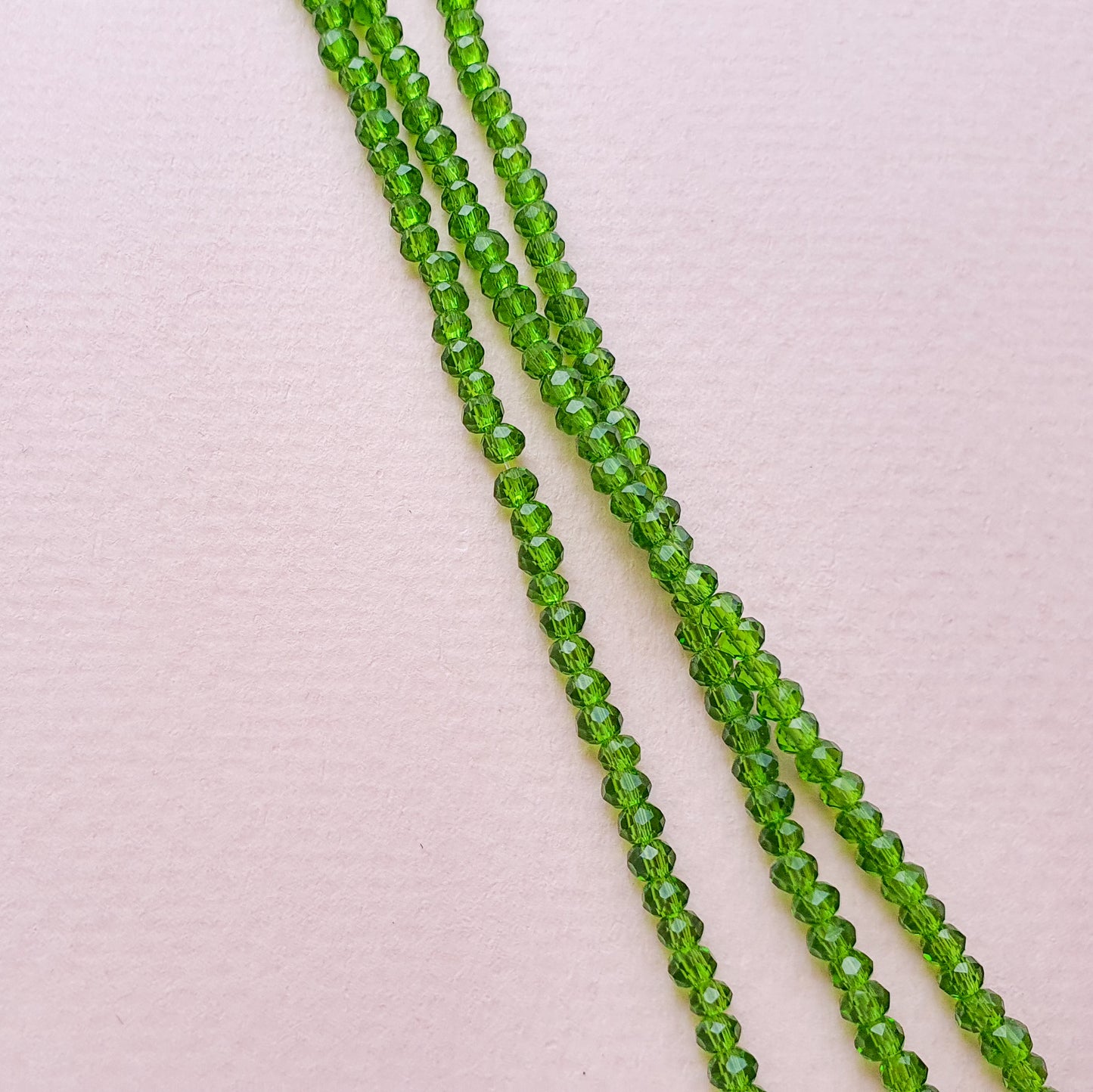 Rondeles: Verde vivo transparente #2