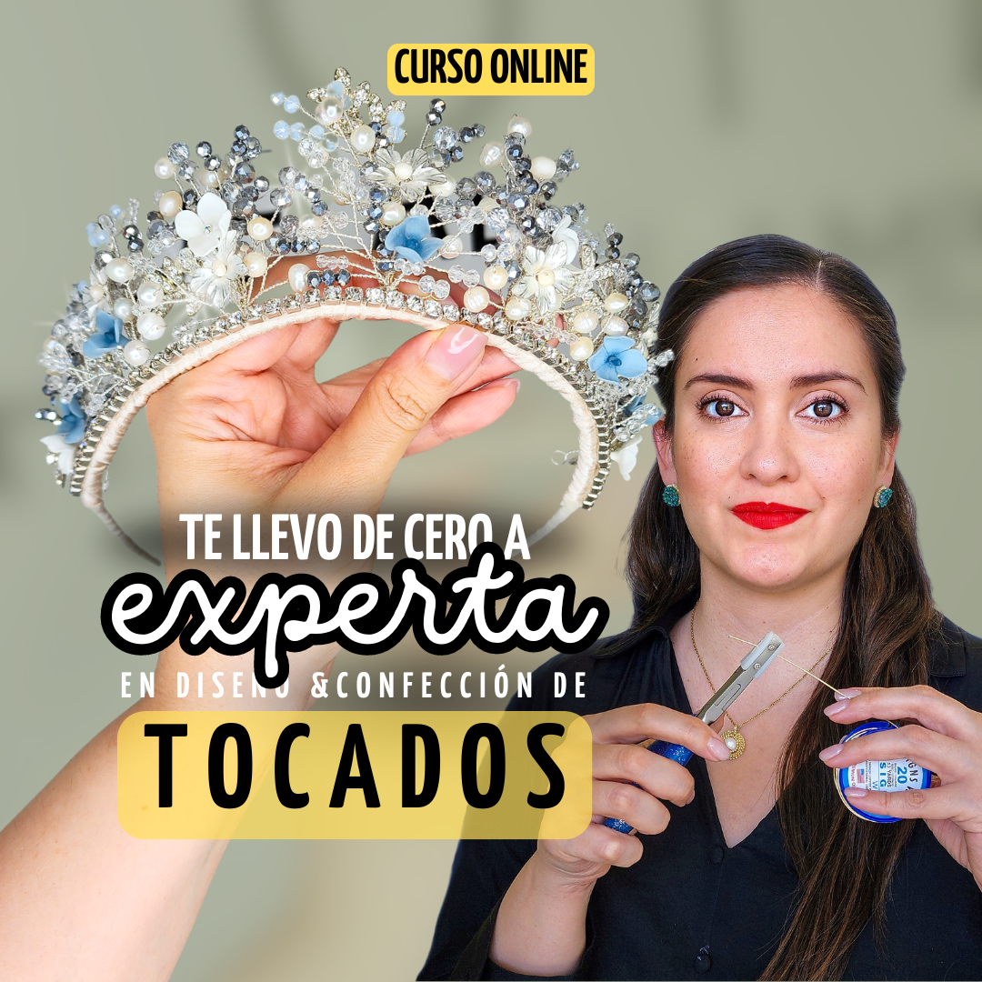 Curso en línea: Bundle de Tocados de Novia en Alambrismo