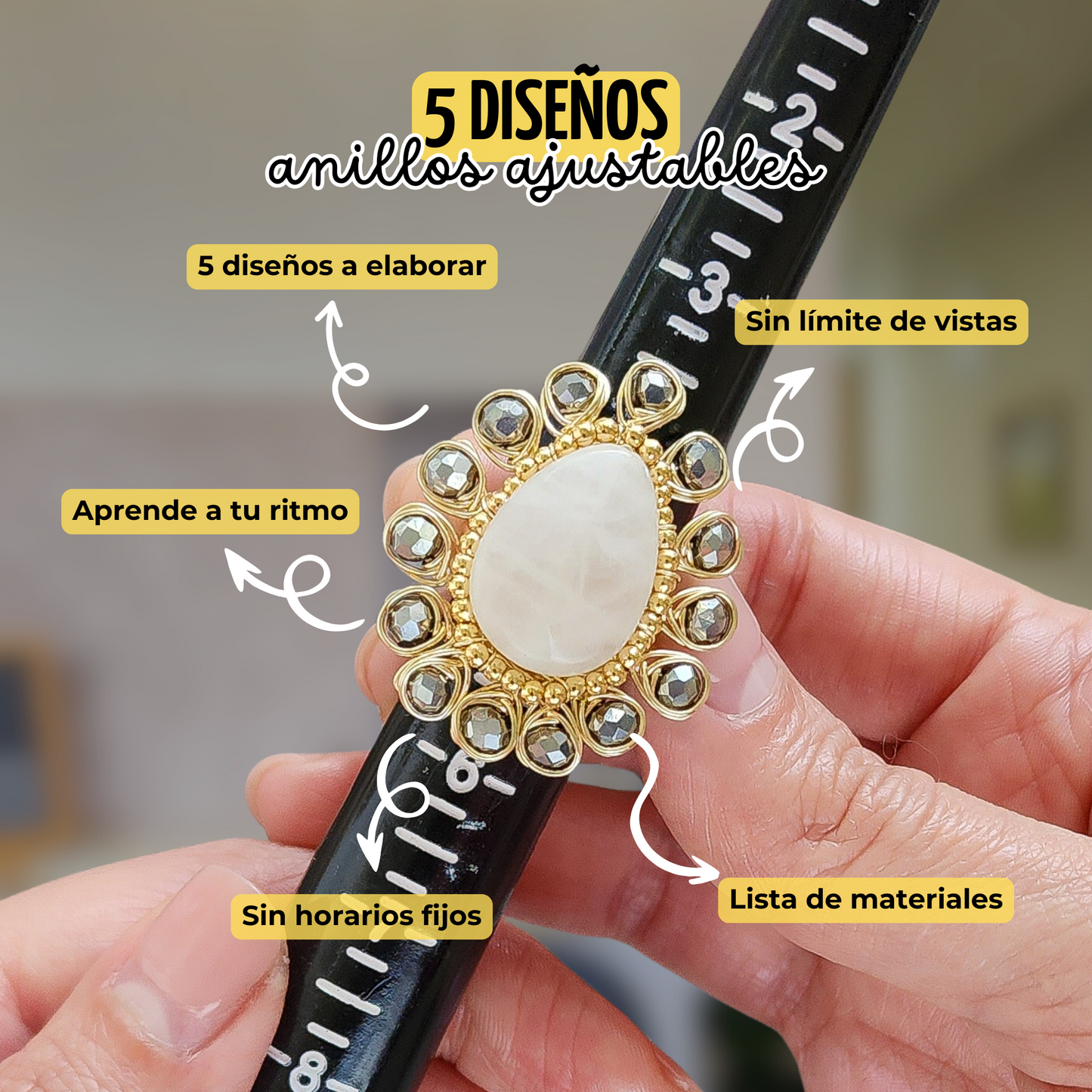 Curso en línea: Anillos ajustables