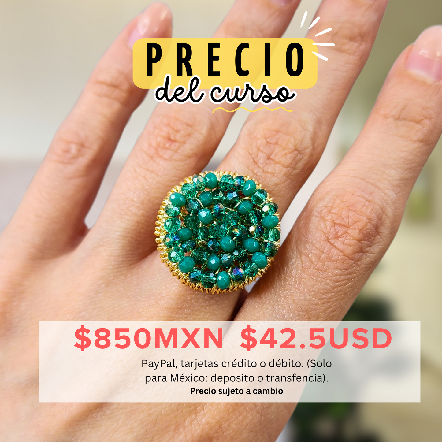 Curso en línea: Anillos ajustables