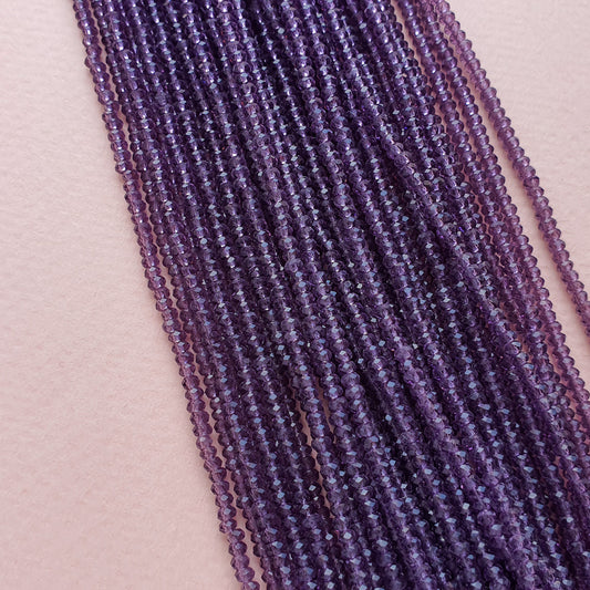 Rondeles: Morado transparente #1