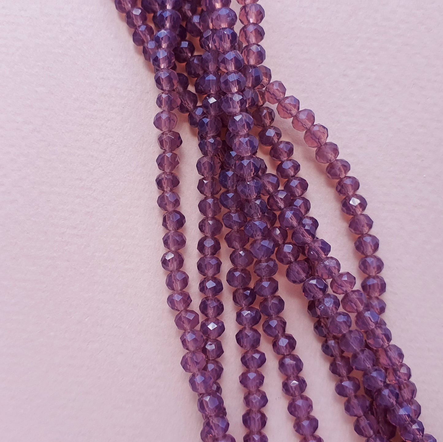 Rondeles: Morado transparente #2